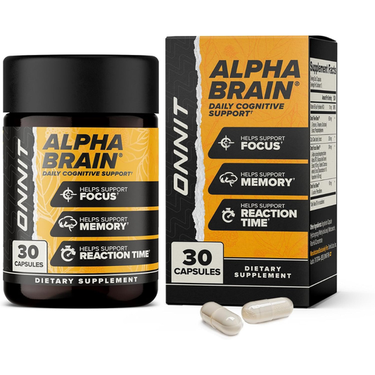 ONNIT Alpha Brain Nootropic Brain Supplement for Focus