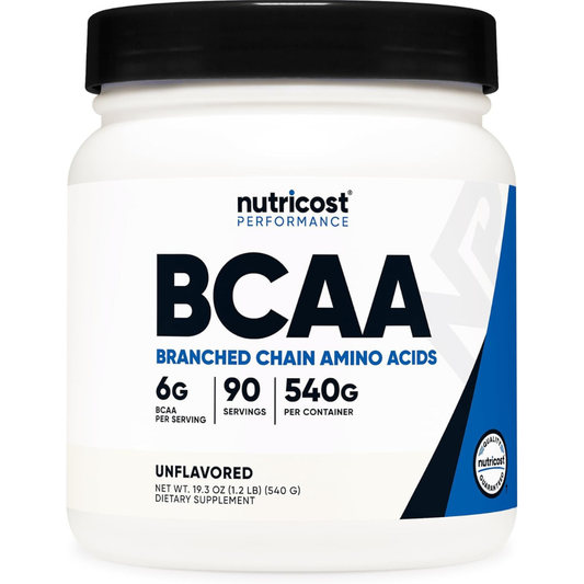 Nutricost BCAA Powder 2:1:1 (90 Servings, No Flavor Added)