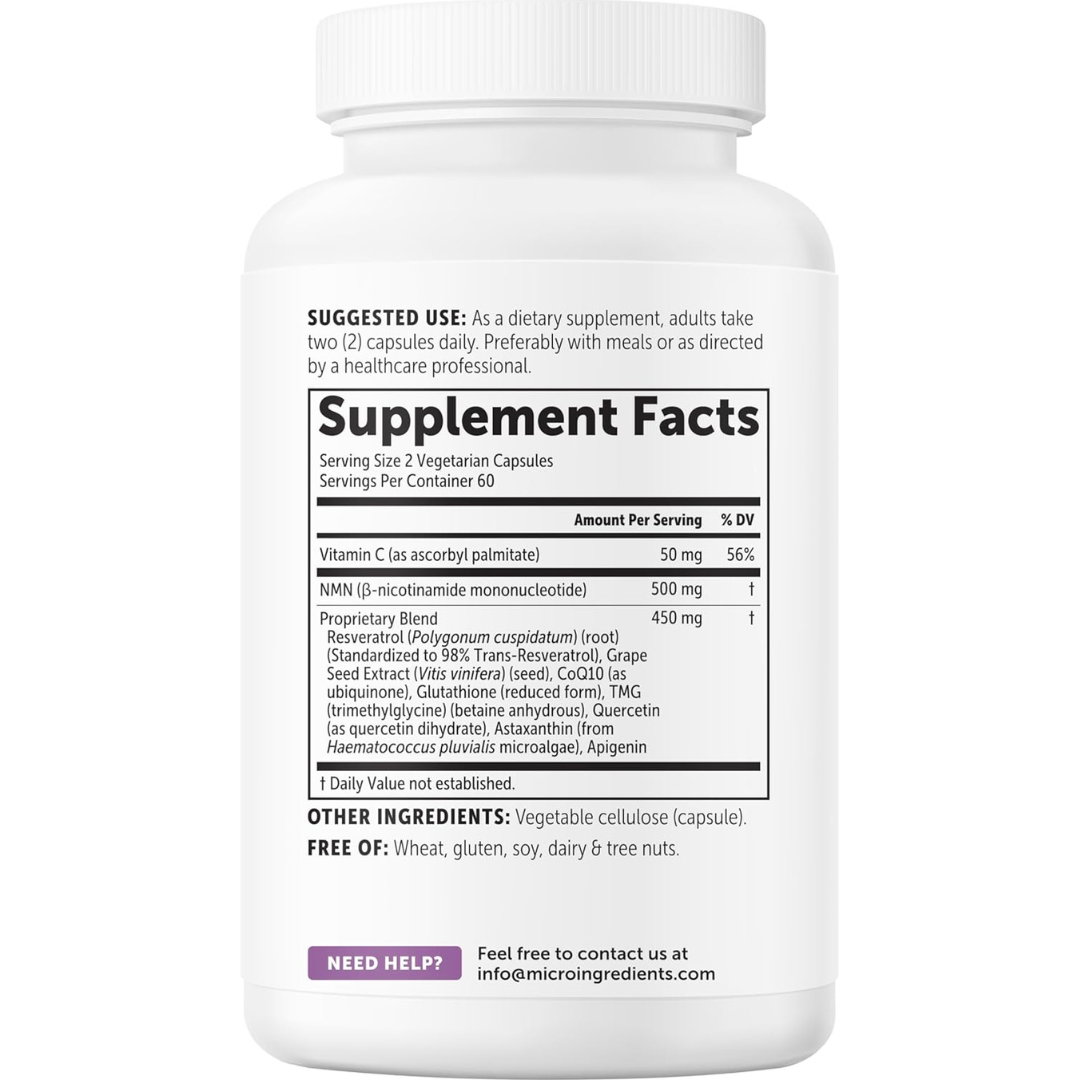Micro Ingredients NMN Complex 1000mg