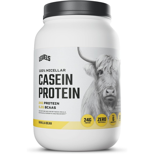 Levels 100% Micellar Casein Protein, Hormone Free, 2LB