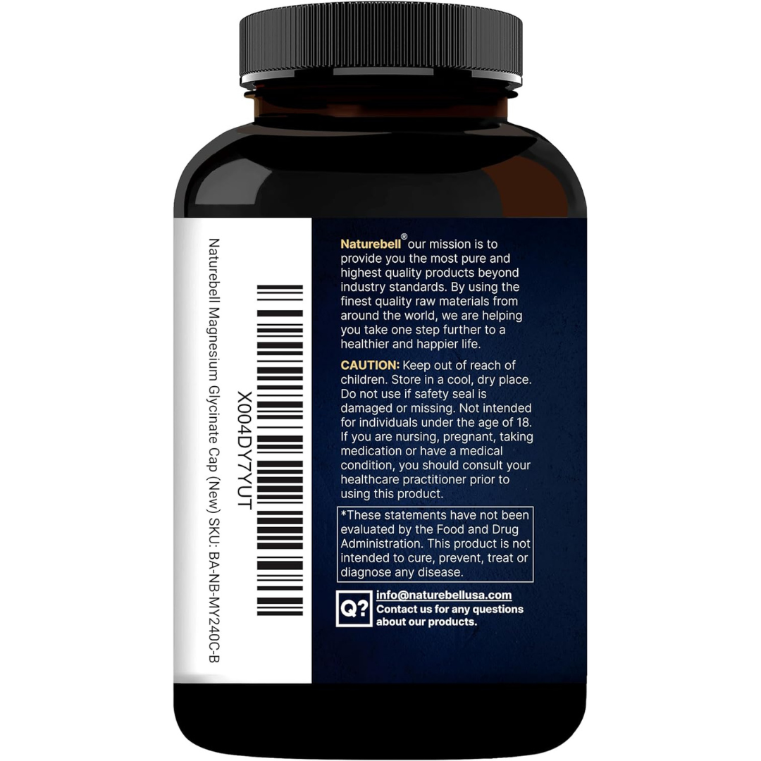 Naturebell Pure Magnesium Glycinate 500mg