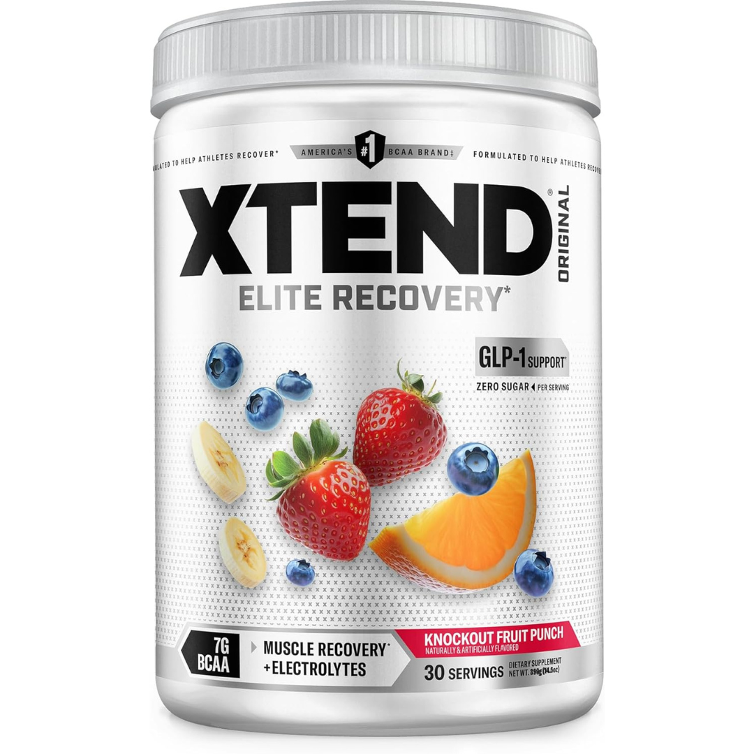 Xtend Original BCAA Powder, 7g BCAAs and 2.5g L-Glutamine for Muscle Recovery