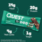 Quest Nutrition Mint Chocolate Chunk Protein Bars, 20G Protein, 12 Count