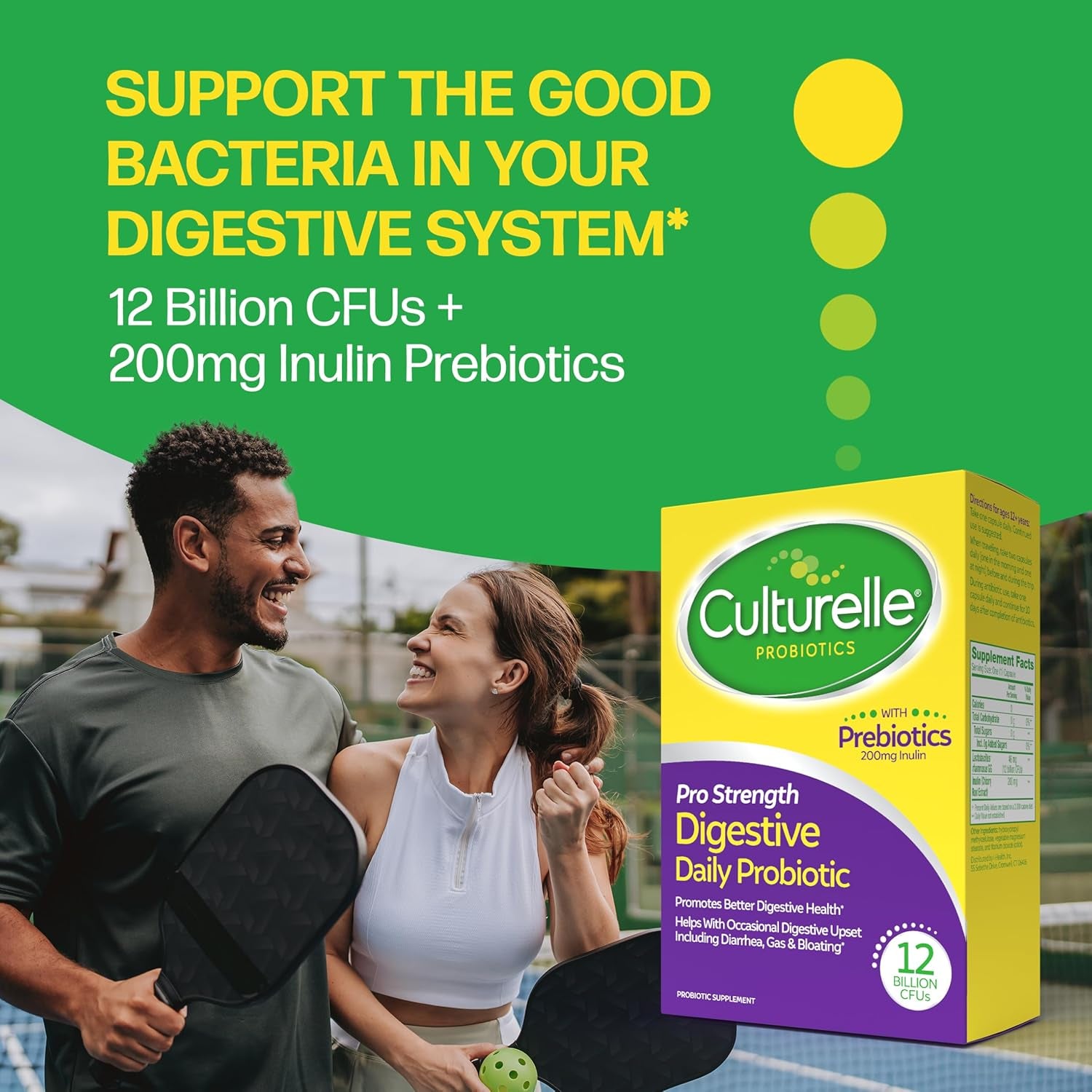 Culturelle Pro Strength Daily Probiotics For Digestive Health