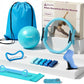 Home Pilates Ring and Ball Set for Women with 5 Resistance Bands