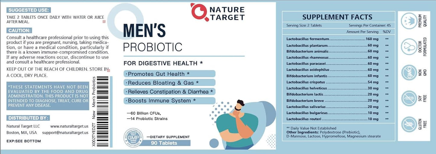 NATURE TARGET Probiotics for Men