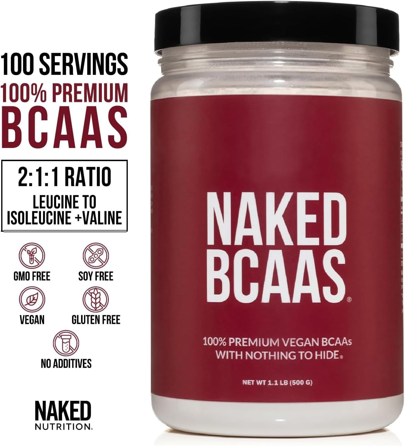 NAKED BCAAs Amino Acids Powder
