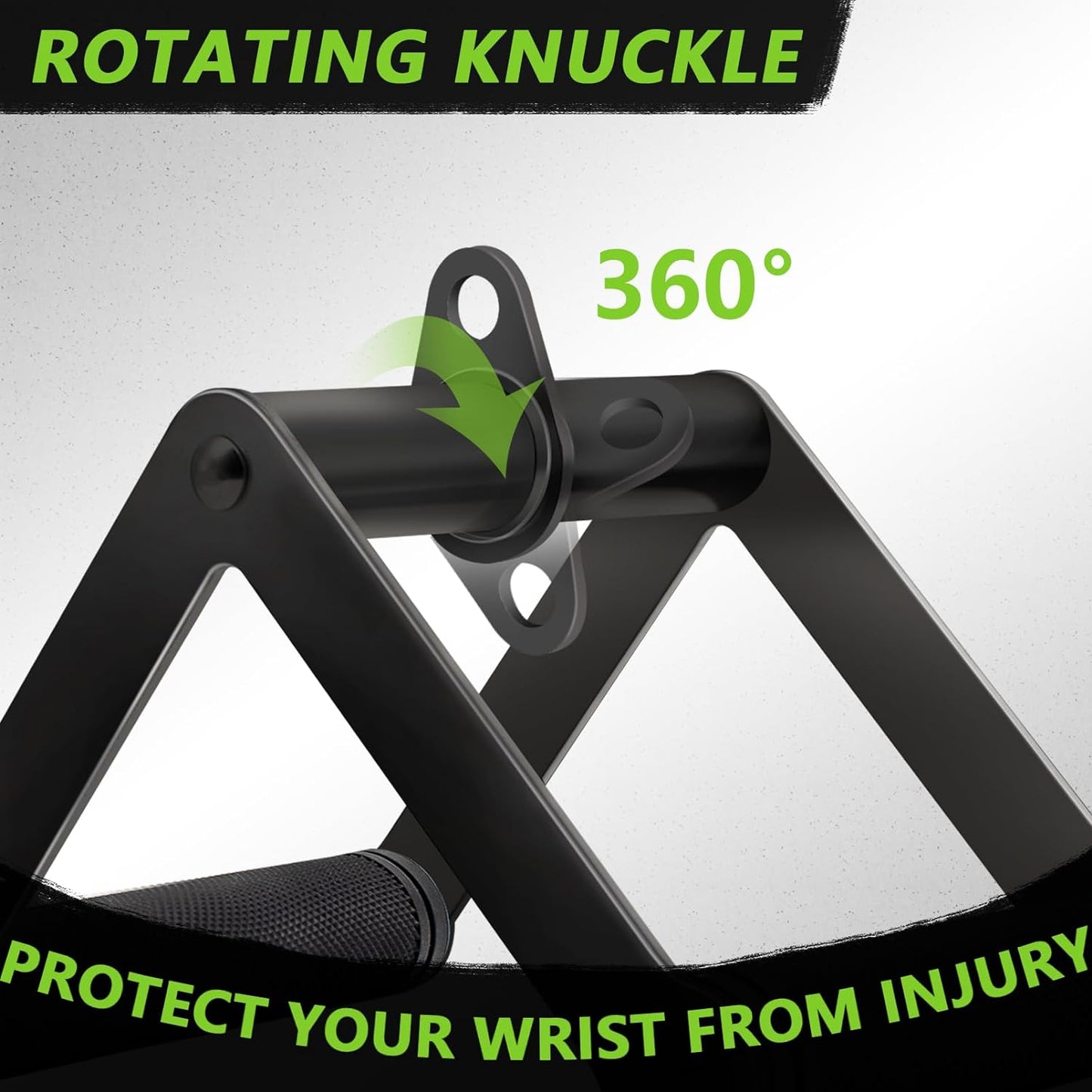 Double D Row Handle Cable Attachment for Weight Workout