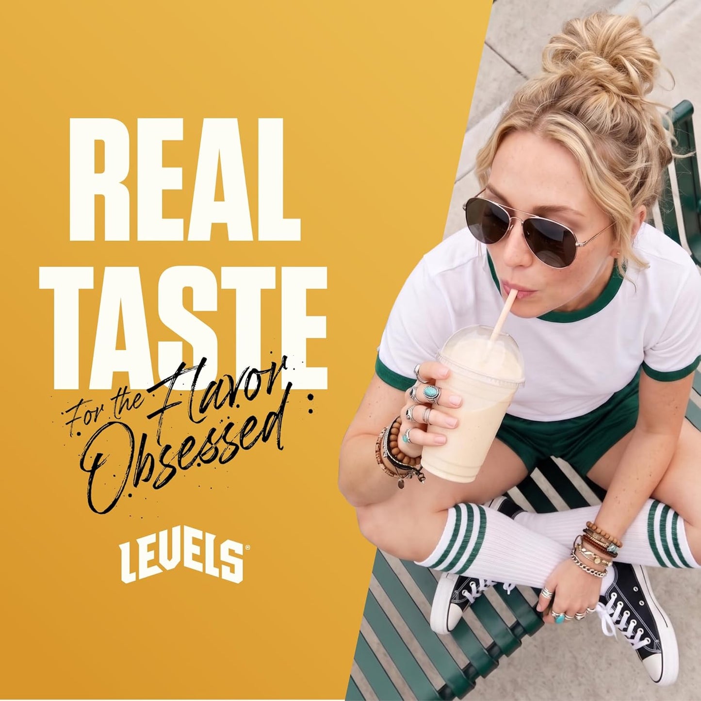 Levels Grass Fed Whey Protein Powder, No Artificials, 24G of Protein, 2LB