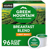 Green Mountain Coffee Roasters Breakfast Blend Single-Serve Keurig K-Cup Pods