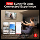 Sunny Health & Fitness Smart Heavy-Duty Recumbent Bike