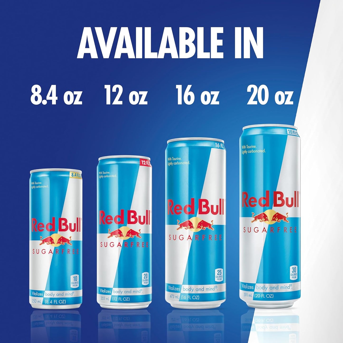 Red Bull Sugar Free Energy Drink, 12 Fl oz, Pack of 24 Cans