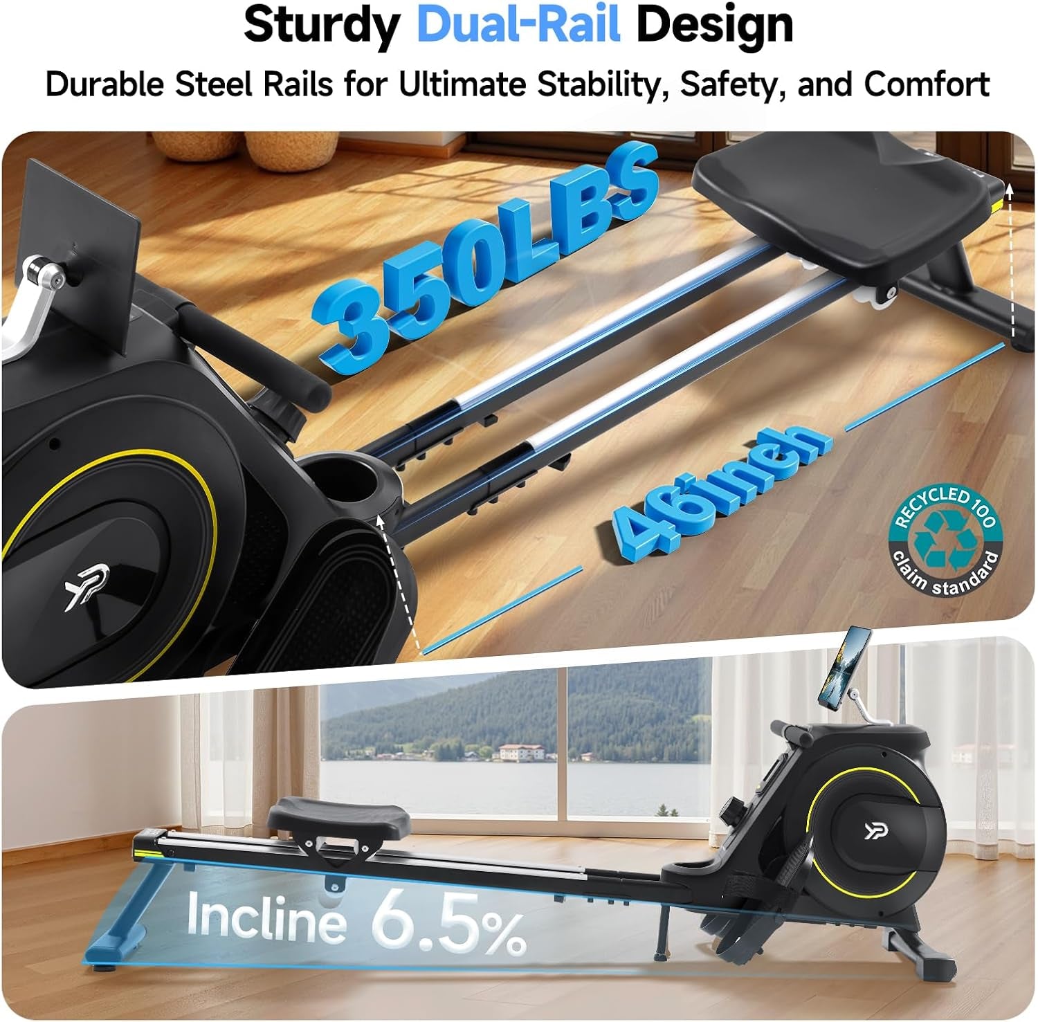 YPOO Rowing Machine for Home