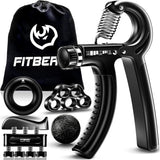 Hand Grips Strengthener Kit - 5 Pack Adjustable Resistance