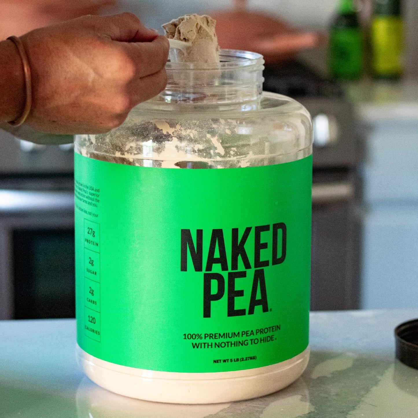 Naked Pea Protein Isolate from North American Farms - 5lb Bulk