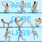 Home Pilates Ring and Ball Set for Women with 5 Resistance Bands