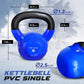 15 Pound Vinyl Coated Cast Iron Kettlebell
