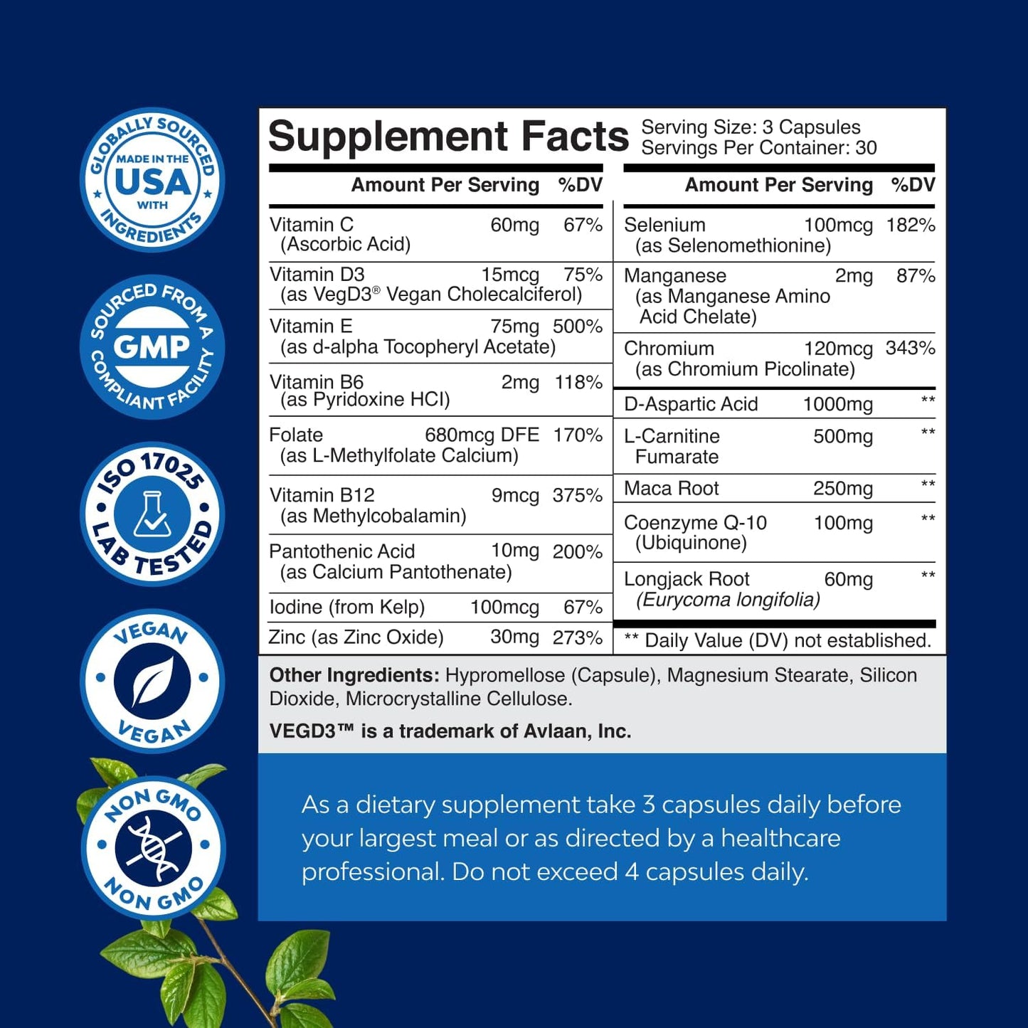 Pre Conception Male Fertility Supplement