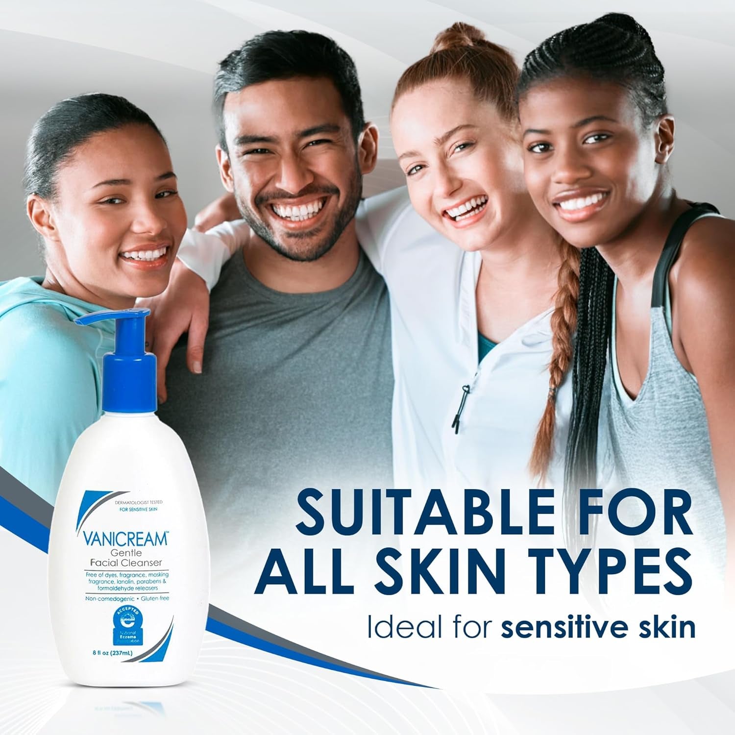Vanicream Gentle Facial Cleanser with Pump Dispenser