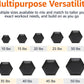 40 Rubber Hex Dumbbell Hand Weight