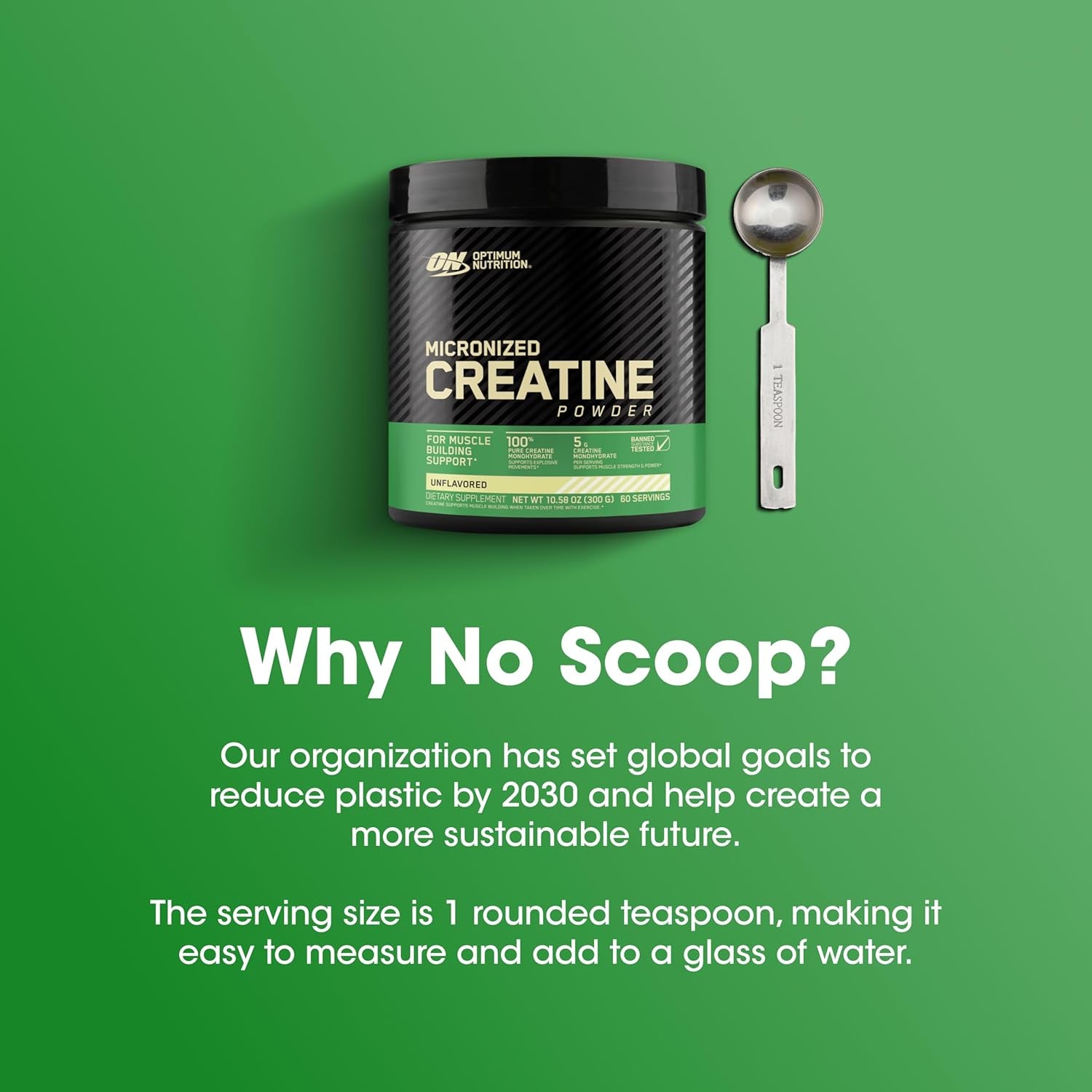 Optimum Nutrition Micronized Creatine Monohydrate Powder