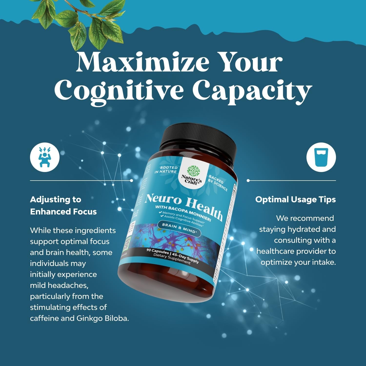 Nootropic Brain Supplement for Memory and Focus Support