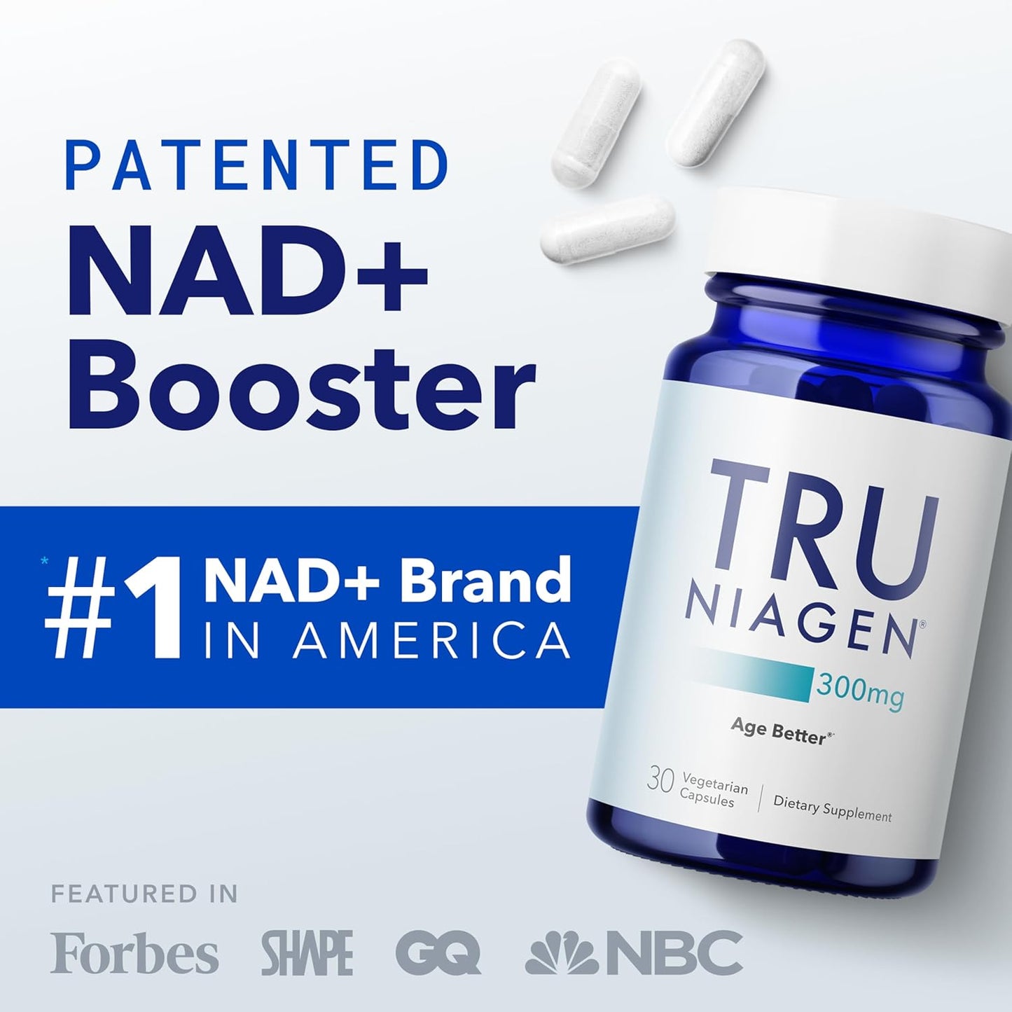 TRU NIAGEN Patented NAD Supplement for Brain Function