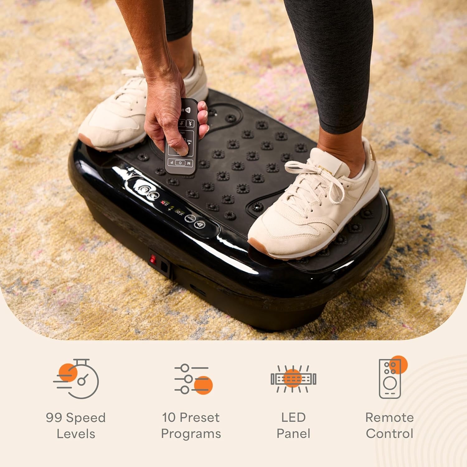 Lifepro Hexaplate Lite Vibration Plate Exercise Machine