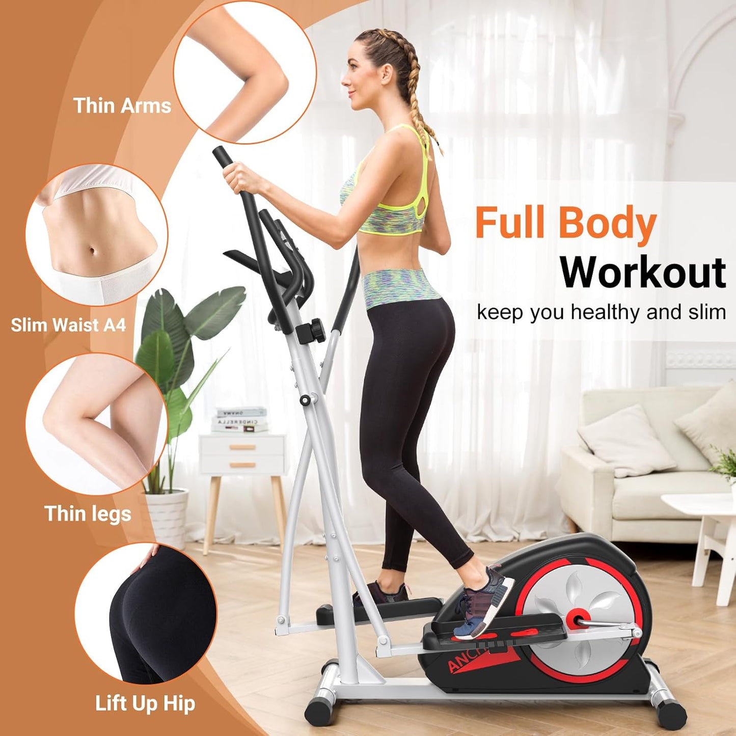 ANCHEER Elliptical Exercise Machine