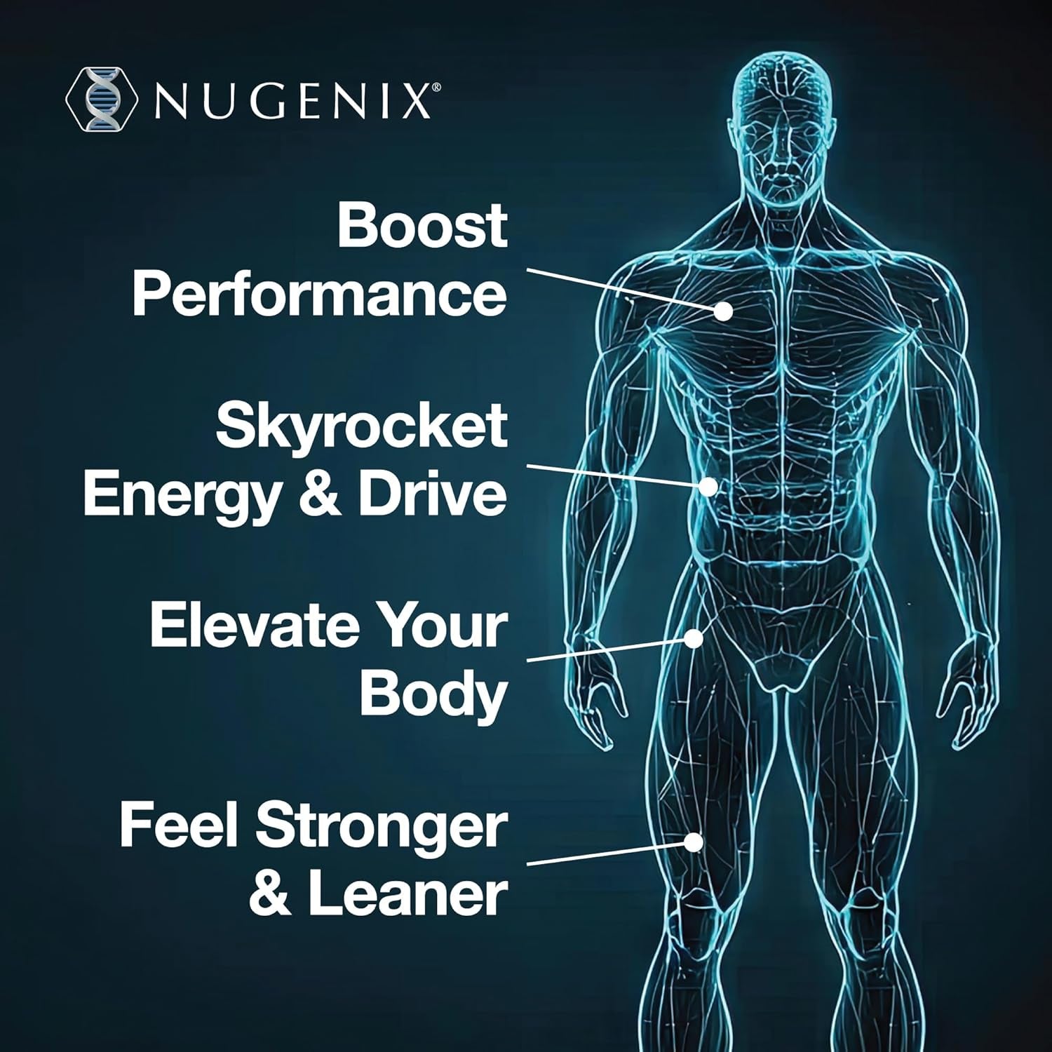 Nugenix Total-T, Free and Total Testosterone Booster Supplement for Men
