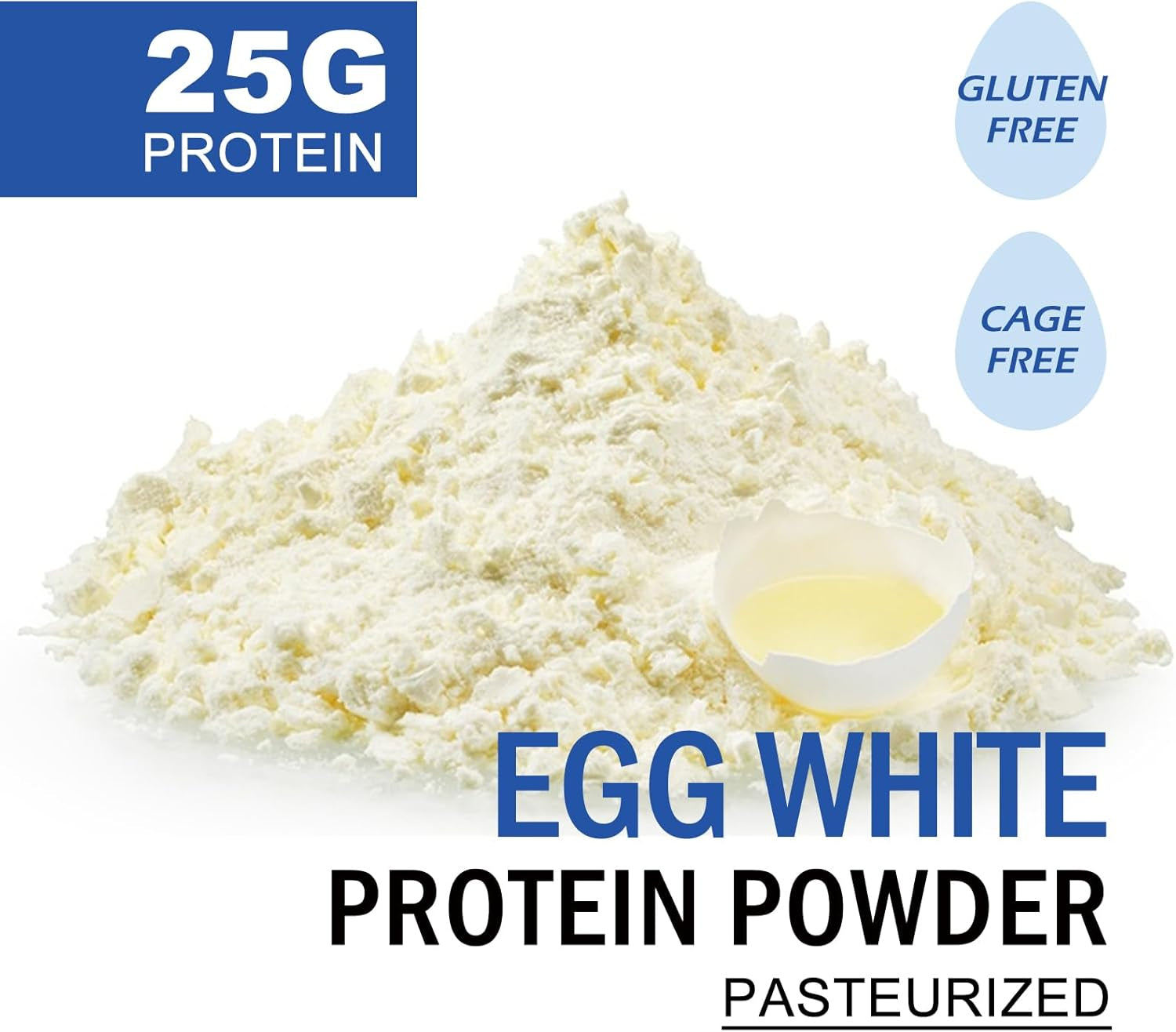 Egg White Protein Powder 8 oz Pasteurized No Additives