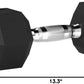 35 Pound Rubber Hex Dumbbell Hand Weight