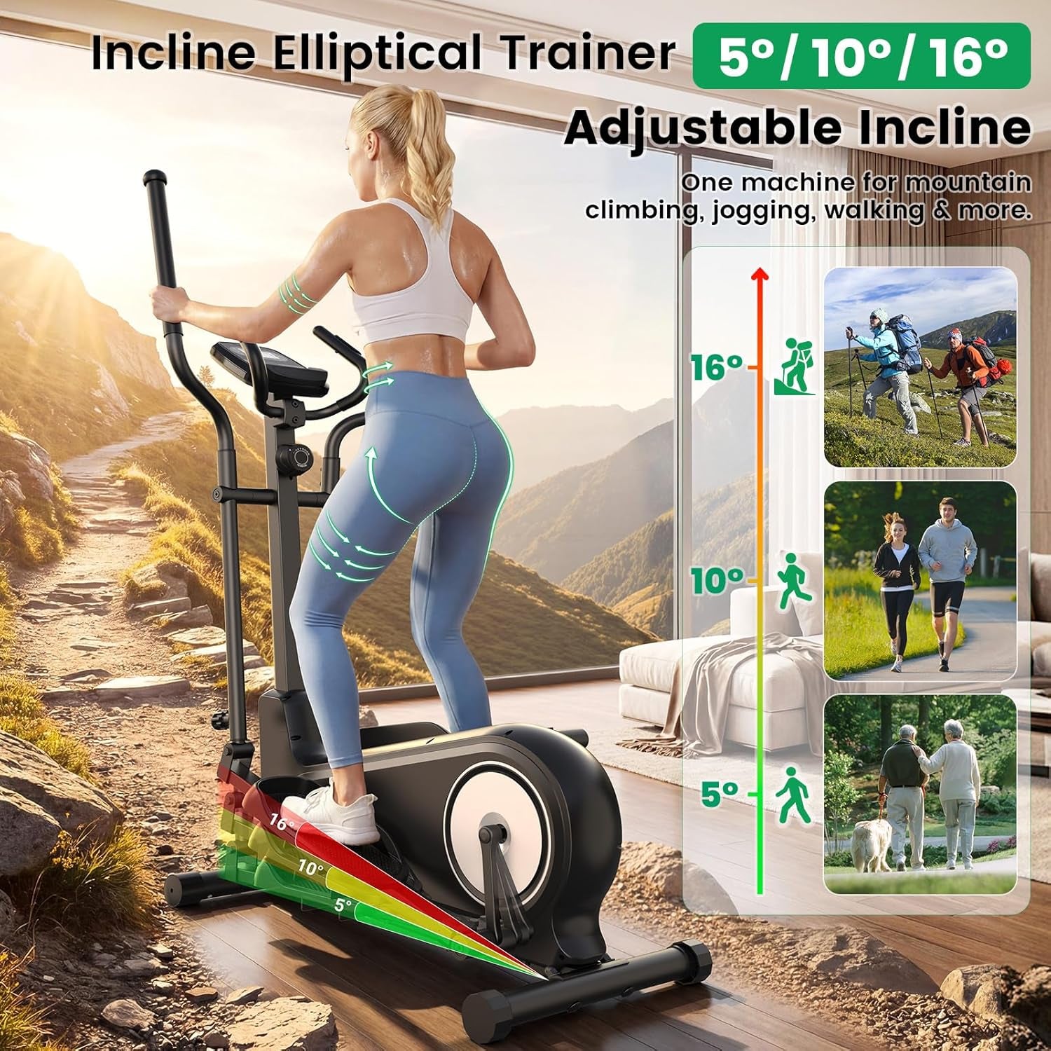 ANCHEER Elliptical Exercise Machine