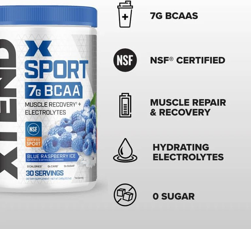 XTEND Sport BCAA Powder Blue Raspberry Ice