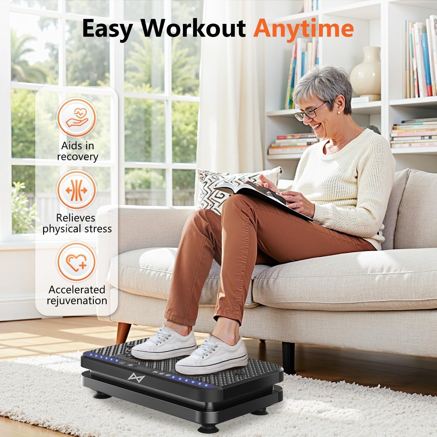 AXV Vibration Plate Fitness Platform Exercise Machine