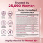 Wholesome Wellness Dr. Formulated Raw Probiotics for Women 100 Billion Cfus Capsules with Prebiotics, Probiotcs and Digestive Enzymes, Approved for Adults