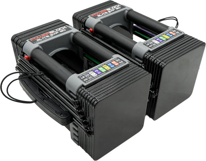 PowerBlock Elite EXP Adjustable Dumbbells, Sold in Pairs, 5-50 Lb. Dumbbells