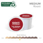 Eight O'Clock Coffee the Original, Single-Serve Keurig K-Cup Pods, Medium Roast Coffee Pods, 72 Count