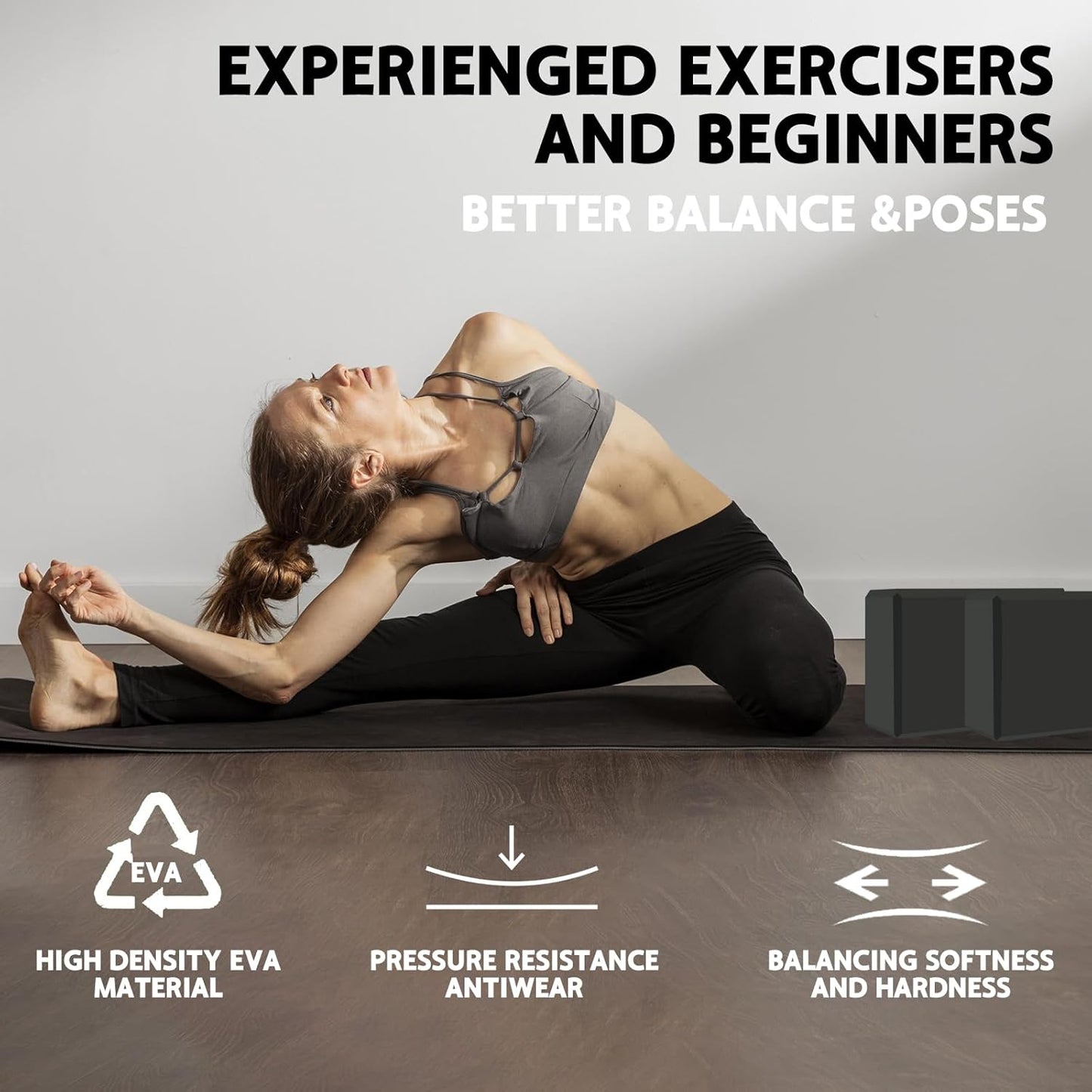Yoga Block - Supportive Latex-Free Eva Foam