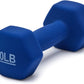 10 Pound Neoprene Dumbbell Hand Weights for Exercise