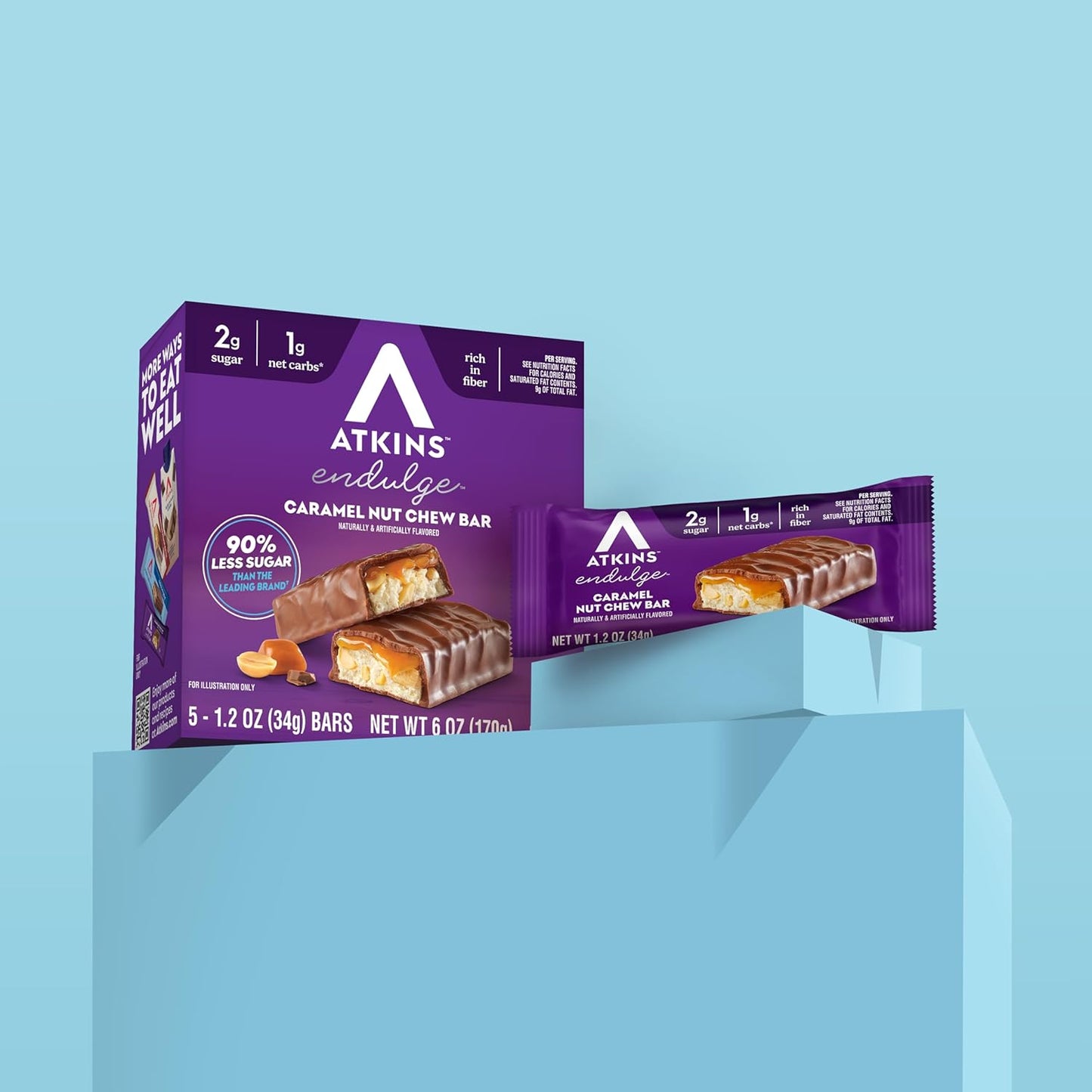 Atkins Endulge Caramel Nut Chew Bar