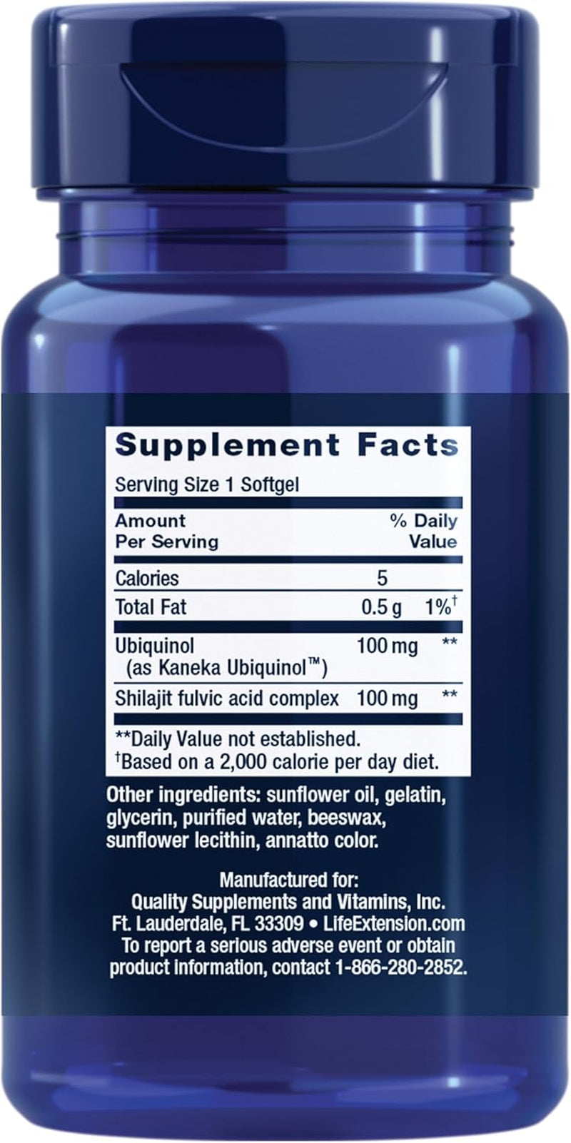 Life Extension Super Ubiquinol CoQ10 with Enhanced Mitochondrial Support