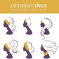 Gili 2 Pack Wide Headbands for Women Boho African Knotted Non Slip Fashion Hair Bands Yoga Running Sports Workout Gym Head Wraps Elastic Soft Cotton Cloth Turbans Bandana for Girls(Yellow,Navy)