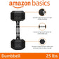 25 Rubber Hex Dumbbell Hand Weight