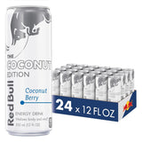 Red Bull Coconut Edition Energy Drink, Coconut Berry, 12 Fl oz, Pack of 24 Cans
