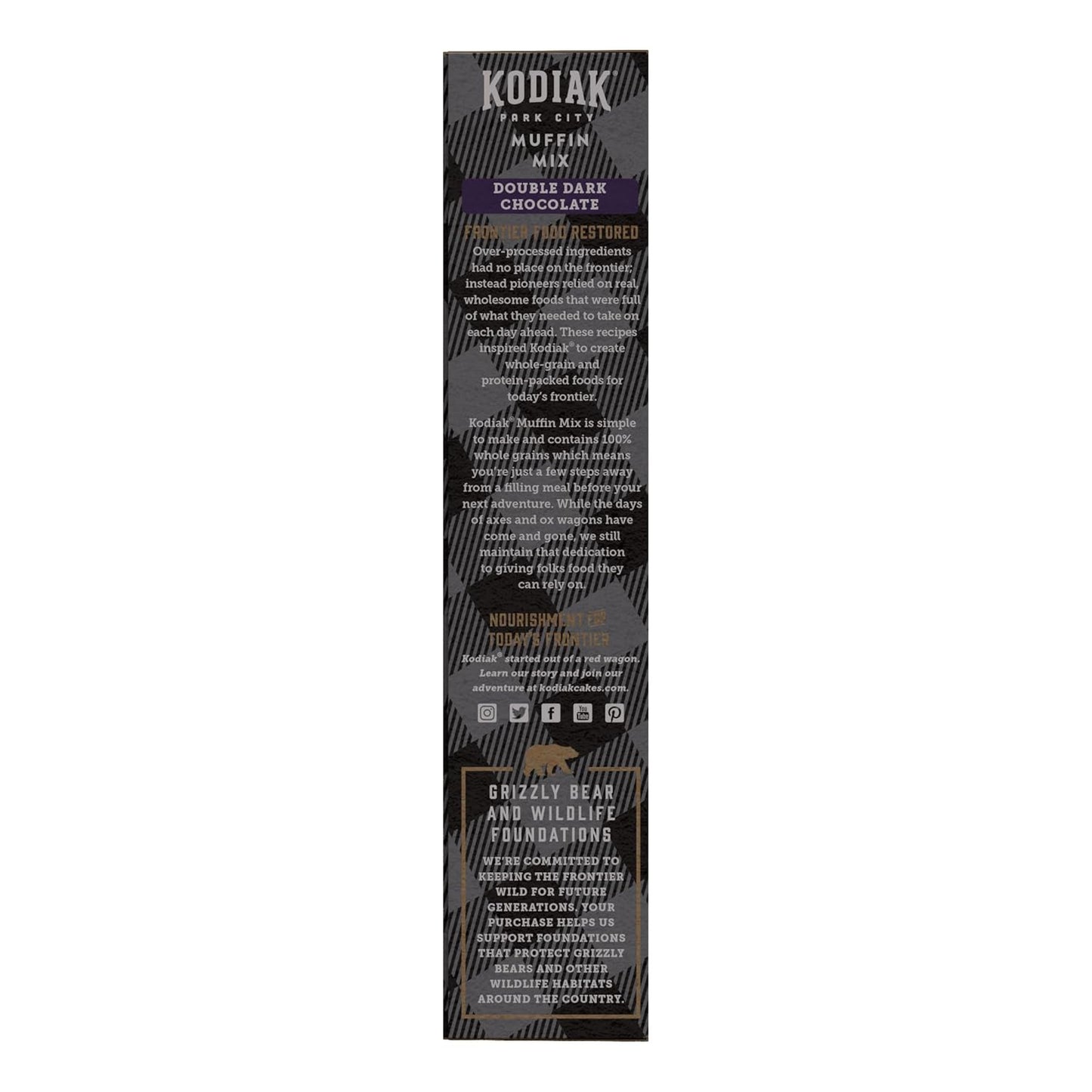 Kodiak Cakes Power Bake Muffin Mix, Double Dark Chocolate (Pack of 6)
