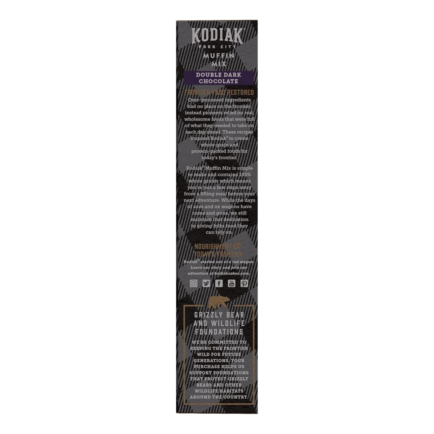 Kodiak Cakes Power Bake Muffin Mix, Double Dark Chocolate (Pack of 6)