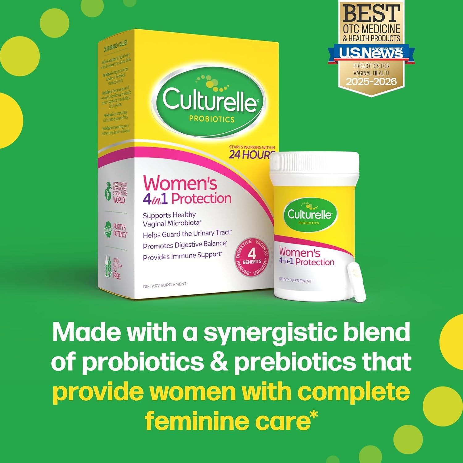 Culturelle Probiotics for Women with Prebiotics