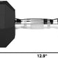 30 Pound Rubber Hex Dumbbell Hand Weight