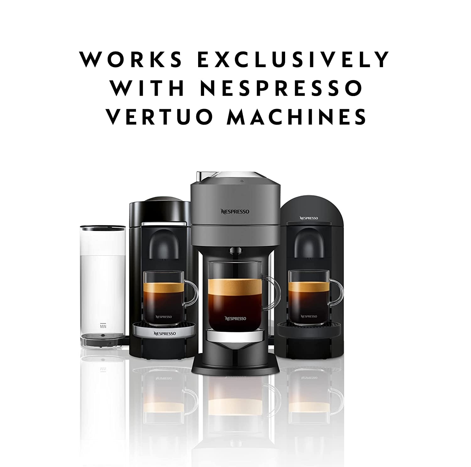 Nespresso Capsules Vertuo, Double Espresso Scuro, Dark Roast Espresso Coffee, Brews 2.7Oz.